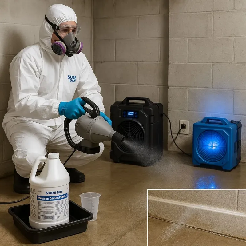 Sanitization and Odor Removal process in Mineola, NY